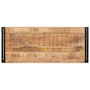 Koupelnová polička s policí Hnědá 120 x 50 x 23 cm - obrázek 7