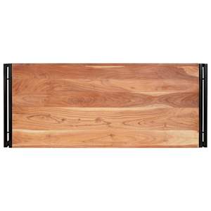 Koupelnová polička Hnědá 120 x 50 x 23 cm Masivní akátové dřevo - obrázek 7