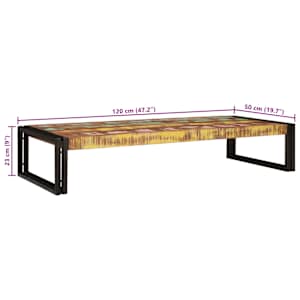 Koupelnová polička s policí Vícebarevný 120 x 50 x 23 cm - obrázek 12