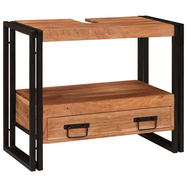 vidaXL Peegli kapp sahtliga Pruun 71 x 33 x 58 cm Tugev akatsiapuu