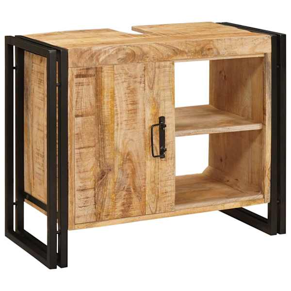 vidaXL Valamukapp riiuliga Pruun 71 x 33 x 58 cm Tugev mango puu