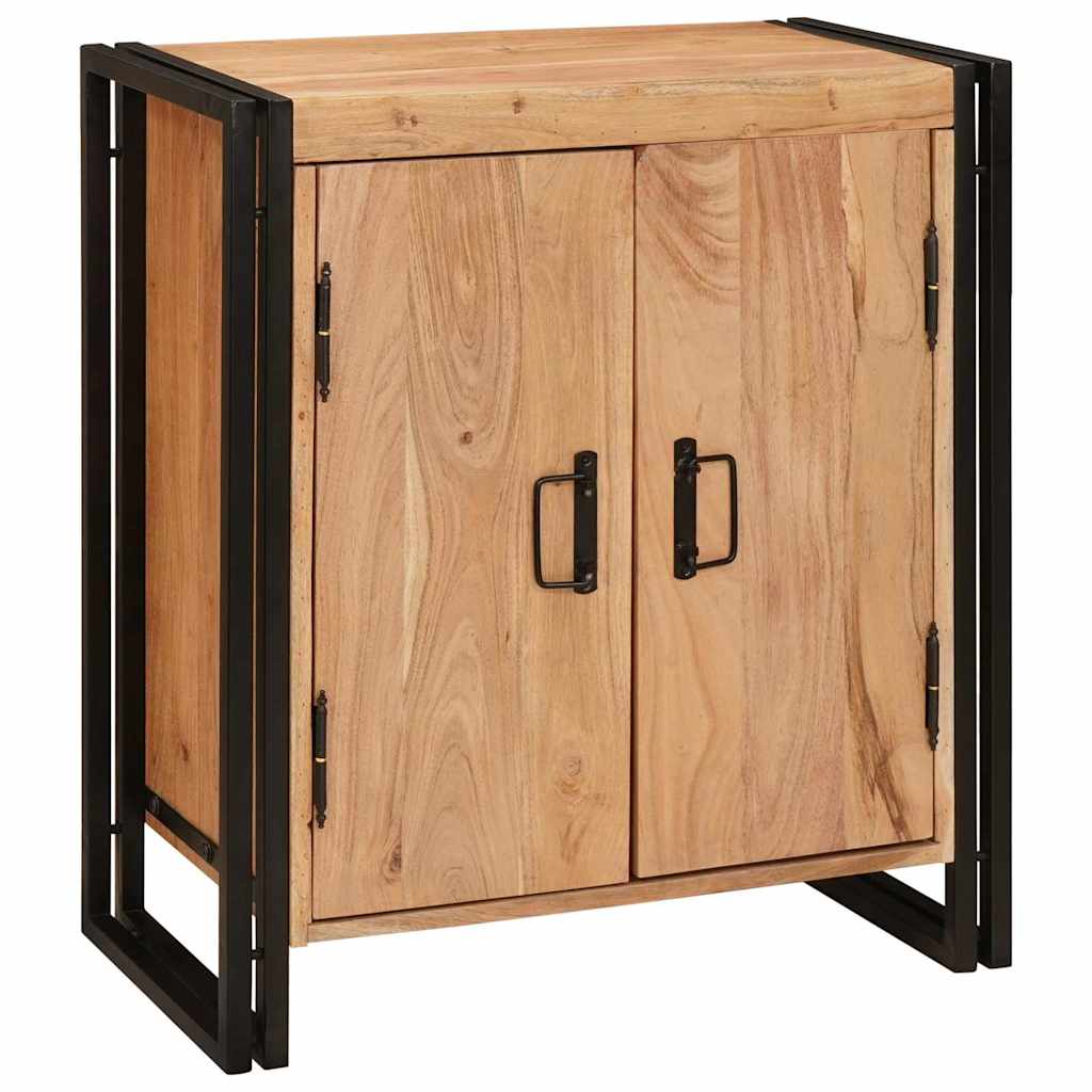 vidaXL Nachtkastje Bruin 38 x 33 x 58 cm Massief acaciahout