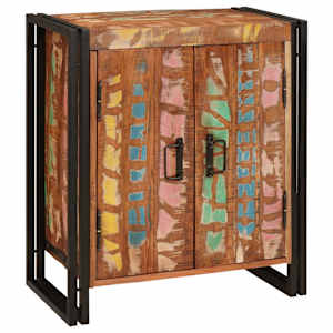 vidaXL &Ouml;&ouml;lambi kapp Mitmev&auml;rviline 66 x 35 x 76 cm taastatud puit