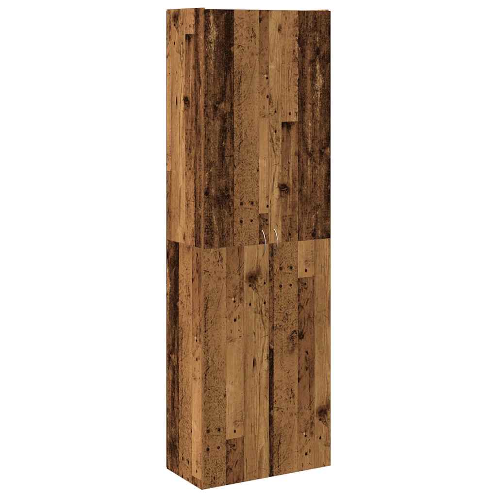 vidaXL Skříň old wood 60 x 32 x 190 cm kompozitní dřevo