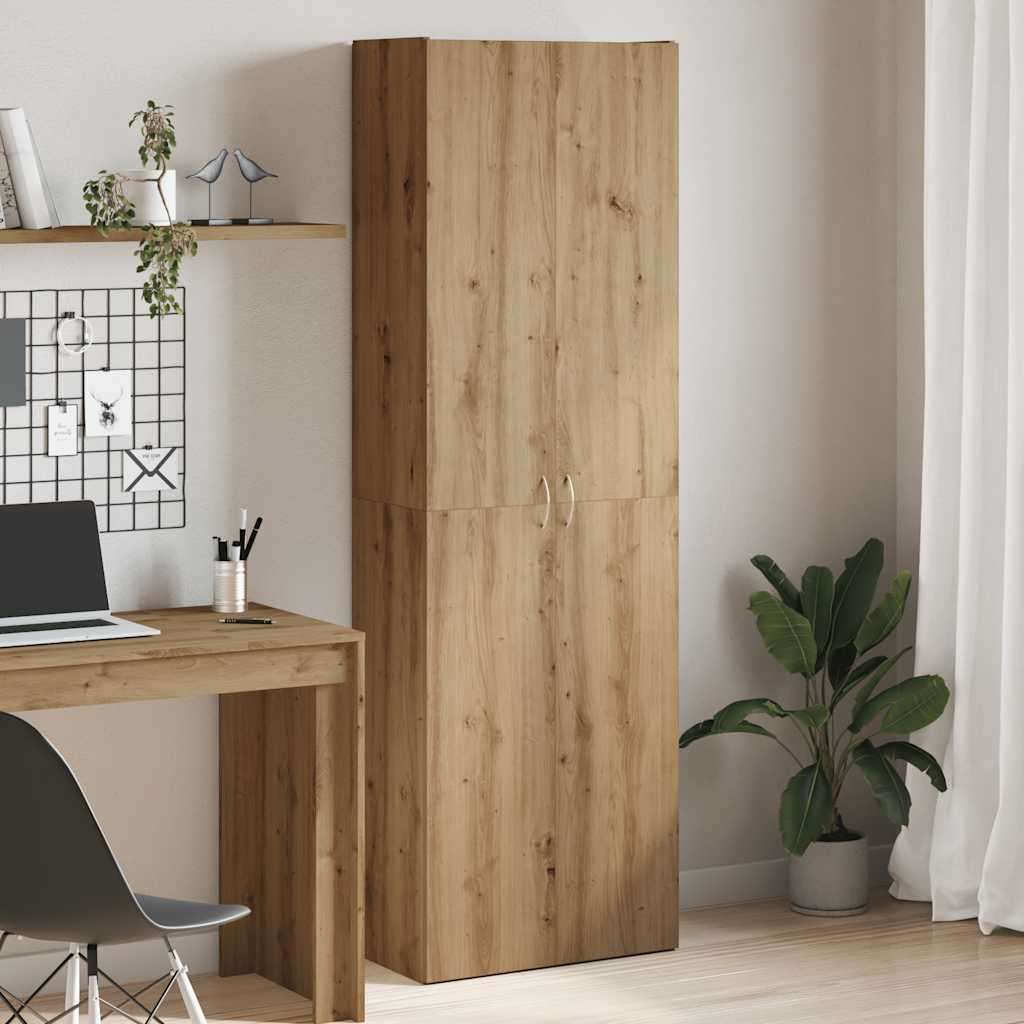 vidaXL Highboard Artisan-Eiche 60x32x190 cm Holzwerkstoff