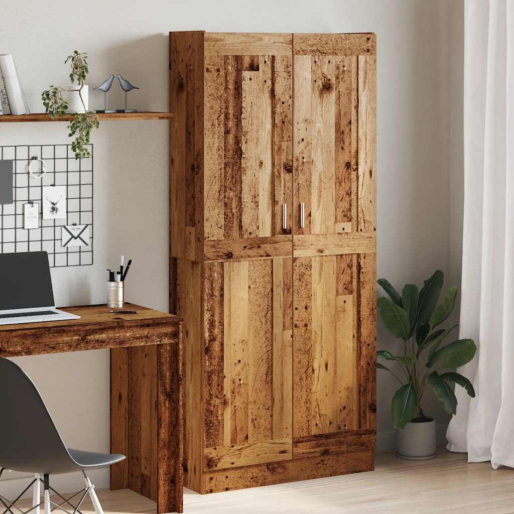vidaXL Dulap înalt, lemn vechi, 82,5x30,5x185 cm, lemn prelucrat