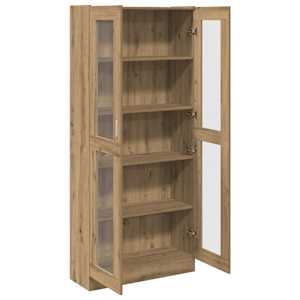 Skříň dub artisan 82,5 x 30,5 x 185 cm kompozitní dřevo - obrázek 8