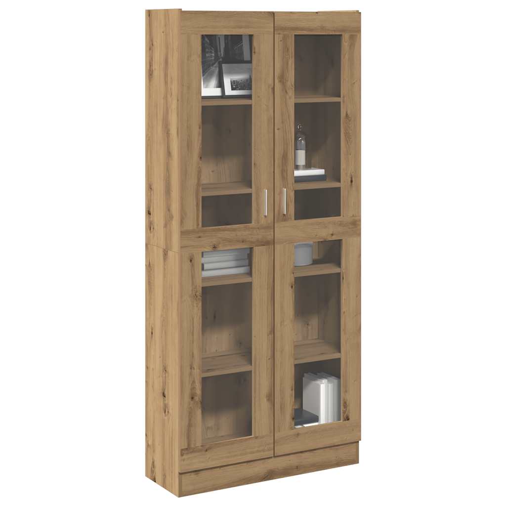 vidaXL Highboard Artisan-Eiche 82,5x30,5x185 cm Holzwerkstoff