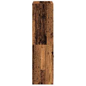 Highboard s dvířky old wood 68 x 37 x 142 cm kompozitní dřevo - obrázek 5