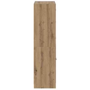 Highboard s dvířky dub artisan 68x37x142 cm kompozitní dřevo - obrázek 6