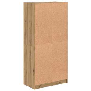 Highboard s dvířky dub artisan 68x37x142 cm kompozitní dřevo - obrázek 7
