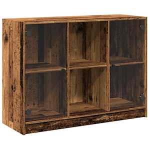 Příborník old wood 102 x 37 x 75,5 cm kompozitní dřevo - obrázek 2