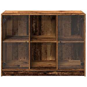Příborník old wood 102 x 37 x 75,5 cm kompozitní dřevo - obrázek 4
