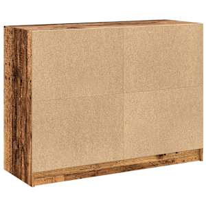 Příborník old wood 102 x 37 x 75,5 cm kompozitní dřevo - obrázek 6