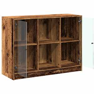 Příborník old wood 102 x 37 x 75,5 cm kompozitní dřevo - obrázek 7