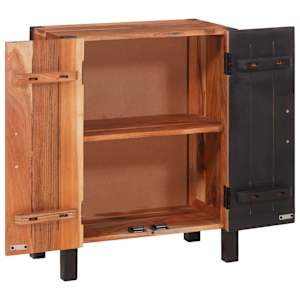 Servírovací skříň se zásuvkou 3 pcs Hnědá 55 x 30 x 75 cm - obrázek 4