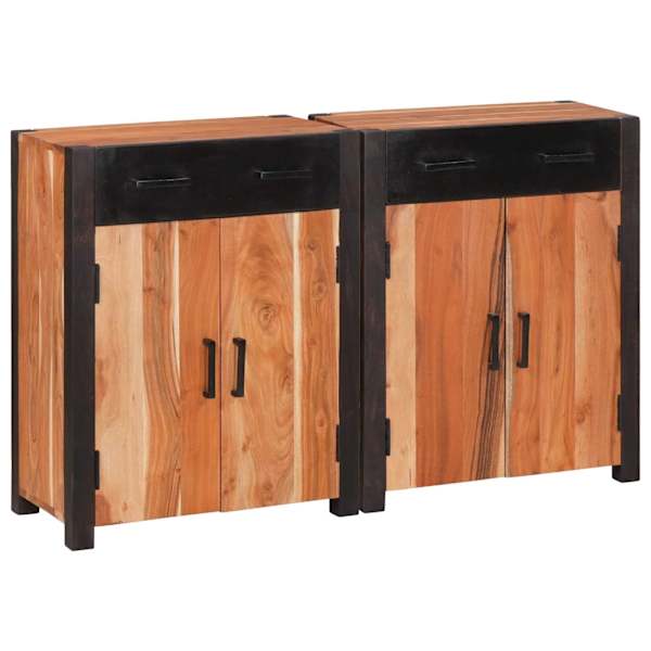vidaXL K&otilde;ide 2 tk Pruun 110 x 30 x 75 cm Tugev akatsiapuu