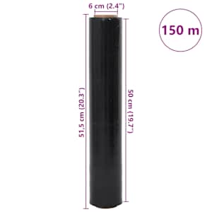 Stretch fólie 2 ks černá 23 μm 50 cm x 150 m - obrázek 7