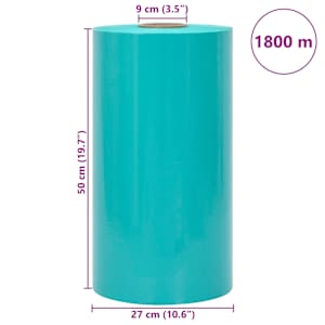 Zemědělská strečová fólie zelená 25 µm 50 cm x 1800 m - obrázek 7