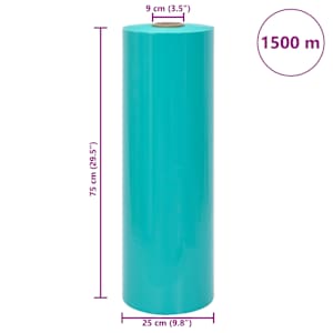 Zemědělská strečová fólie zelená 25 µm 75 cm x 1500 m - obrázek 7