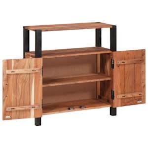 Servírovací skříň Hnědá 70 x 30 x 75 cm Masivní akátové dřevo - obrázek 4