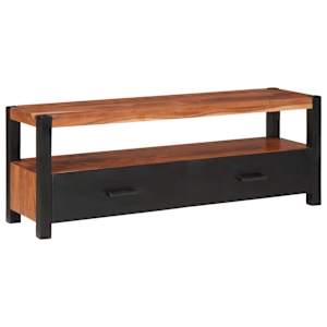 vidaXL Meedia kapp sahtliga Pruun 110 x 30 x 40 cm Tugev akatsiapuu