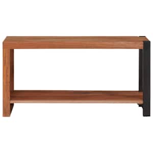 Knihovna Hnědá 80 x 30 x 40 cm Masivní akátové dřevo - obrázek 4