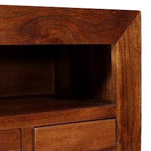 Servírovací skříň Hnědá 80 x 30 x 55 cm Masivní akátové dřevo - obrázek 8