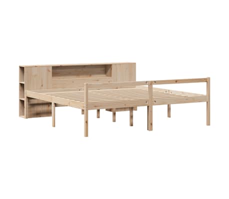 vidaXL Lit biblioth&egrave;que sans matelas 180x200 cm bois massif de pin