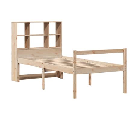 vidaXL Bookcase Bed without Mattress 100x200 cm Solid Wood Pine