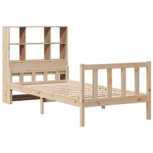 vidaXL Bookcase Bed without Mattress 100x200 cm Solid Wood Pine