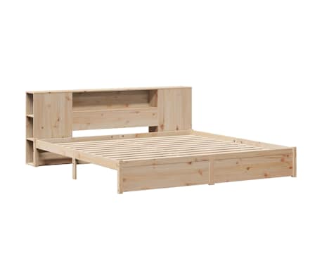 vidaXL Lit biblioth&egrave;que sans matelas 180x200 cm bois massif de pin