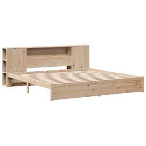 vidaXL Lit biblioth&egrave;que sans matelas 180x200 cm bois massif de pin