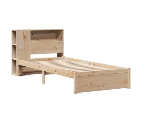 vidaXL Lit biblioth&egrave;que sans matelas 90x200 cm bois de pin massif