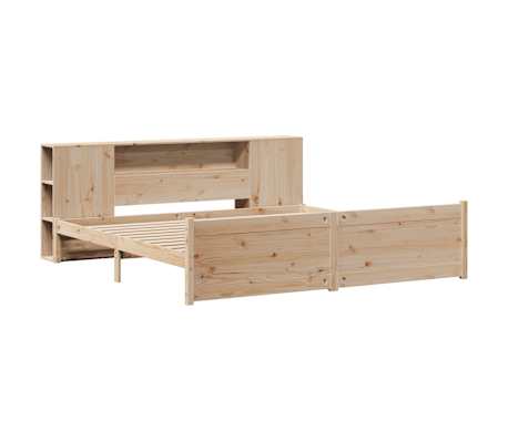 vidaXL Lit biblioth&egrave;que sans matelas 180x200 cm bois massif de pin