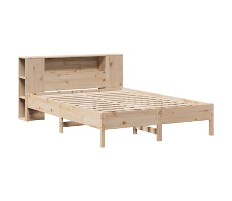 vidaXL B&uuml;cherregalbett ohne Matratze 120x200 cm Massivholz Kiefer
