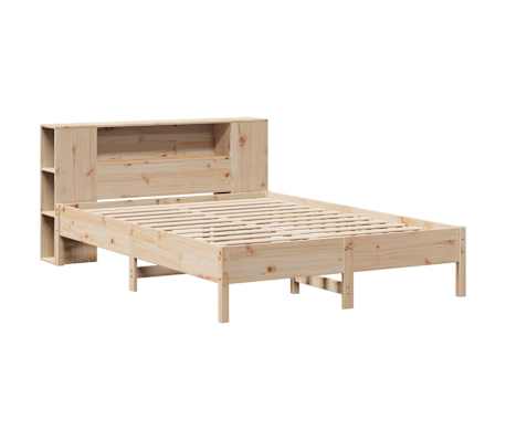 vidaXL Lit biblioth&egrave;que sans matelas 120x190 cm bois de pin massif