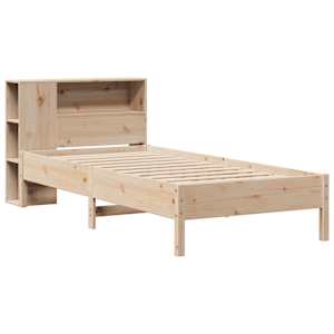 vidaXL Lit biblioth&egrave;que sans matelas 90x200 cm bois de pin massif