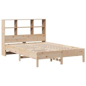 vidaXL Lit biblioth&egrave;que sans matelas 160x200 cm bois massif de pin