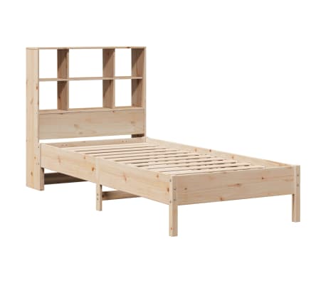 vidaXL Lit biblioth&egrave;que sans matelas 90x200 cm bois de pin massif