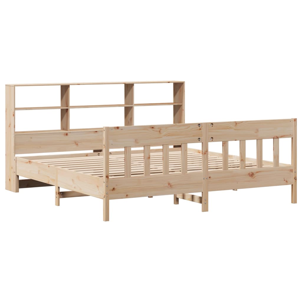 vidaXL Bedframe zonder matras massief grenenhout 200x200 cm afbeelding