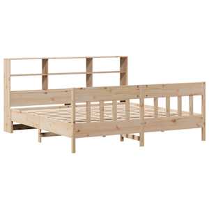 vidaXL Cadre de lit sans matelas 200x200 cm bois massif de pin