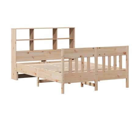 vidaXL Massivholzbett ohne Matratze 160x200 cm Kiefernholz