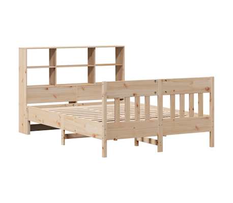 vidaXL Massivholzbett ohne Matratze 150x200 cm Kiefernholz