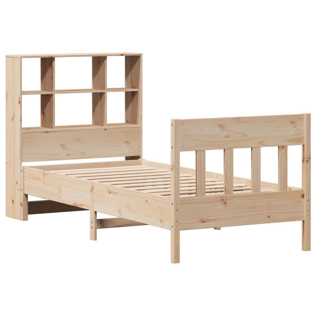 vidaXL Bedframe zonder matras massief grenenhout 90x200 cm afbeelding