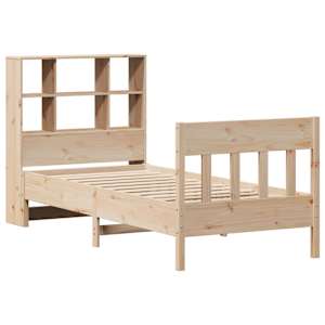 vidaXL Bed Frame without Mattress 90x200 cm Solid Wood Pine