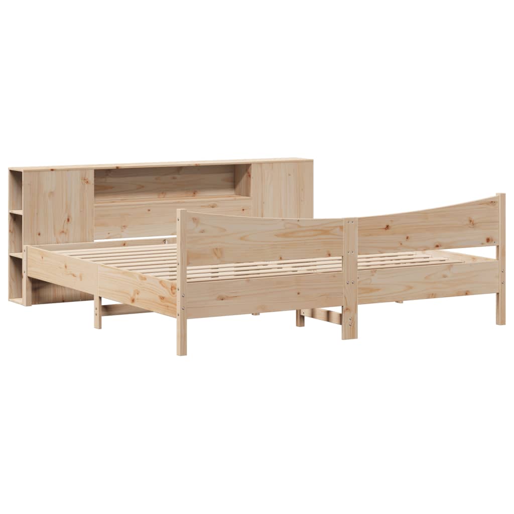 vidaXL Bedframe zonder matras massief grenenhout 200x200 cm afbeelding