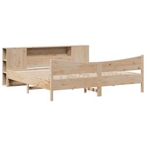 vidaXL t&ouml;m&ouml;r fenyőfa &aacute;gy matrac n&eacute;lk&uuml;l 200 x 200 cm