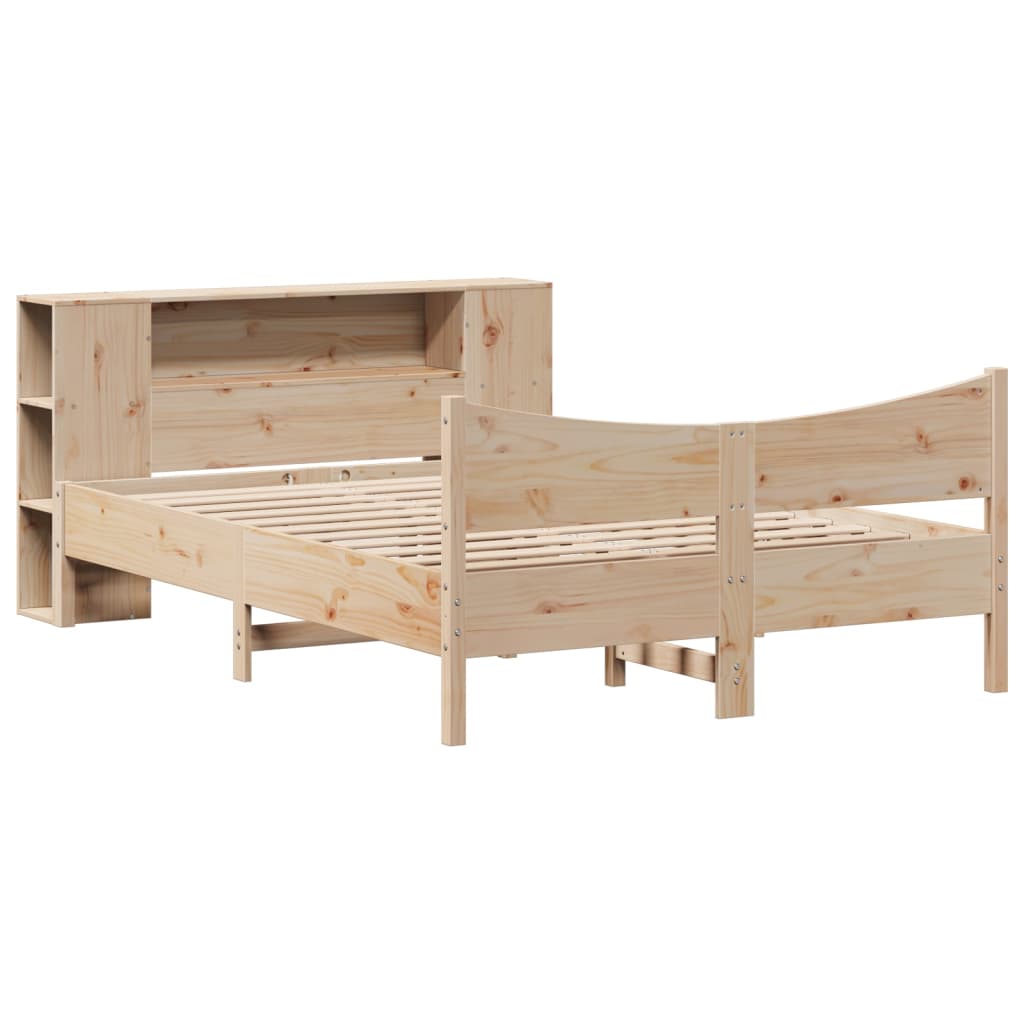 vidaXL Bedframe zonder matras massief grenenhout 120x190 cm afbeelding