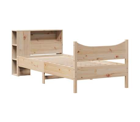 vidaXL Massivholzbett ohne Matratze 75x190 cm Kiefernholz